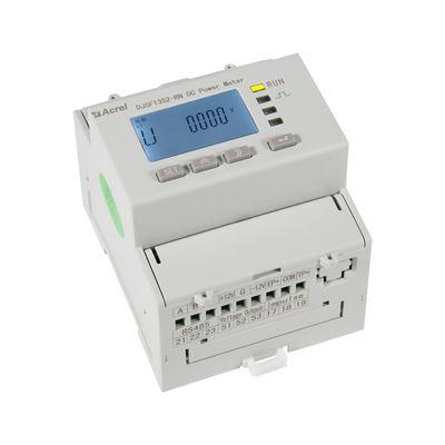 Rail Mounted  85-265V Solar DC Power Meter Supports Modbus-RTU Protocol